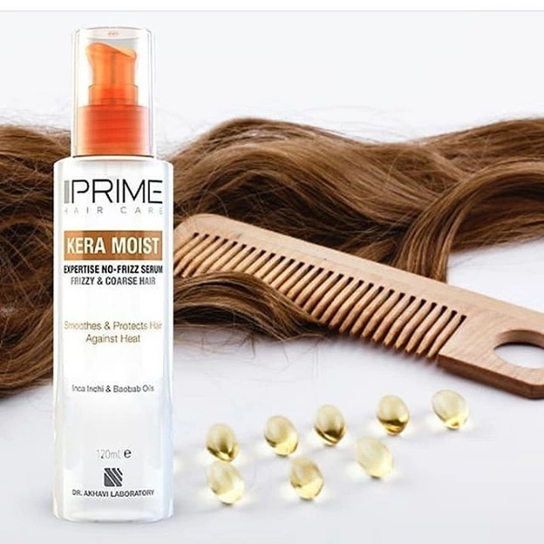 فروشگاه اینترنتی رژگونه سرم نرم کننده مو پریم مدل Kera Moist PRIME حجم 120 میلی لیتر