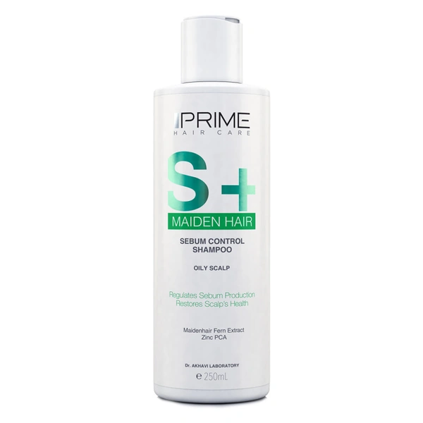 فروشگاه اینترنتی رژگونه شامپو متعادل کننده چربی پریم مدل S+ Maiden Hair PRIME حجم 250 میلی لیتر