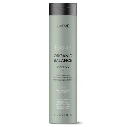 شامپو بدون سولفات لاکمه سری Teknia مدل Organic Balance حجم 300 میل