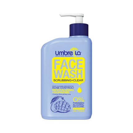 ژل شستشو صورت آمبرلا مدل انبه EXFOLIATE+CLEARحجم 310 میل