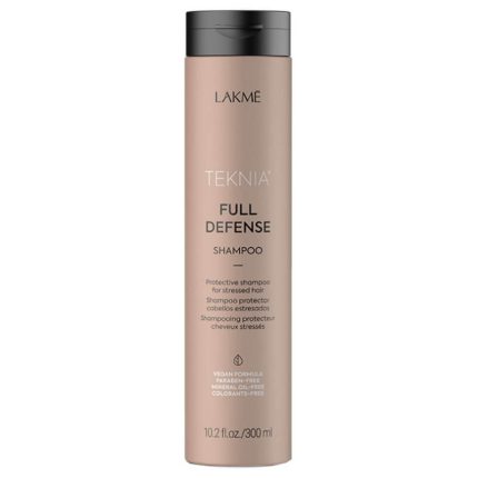 شامپو محافظ مو و پوست سر لاکمه Lakme سری Teknia مدل Full Defense حجم 300 میل