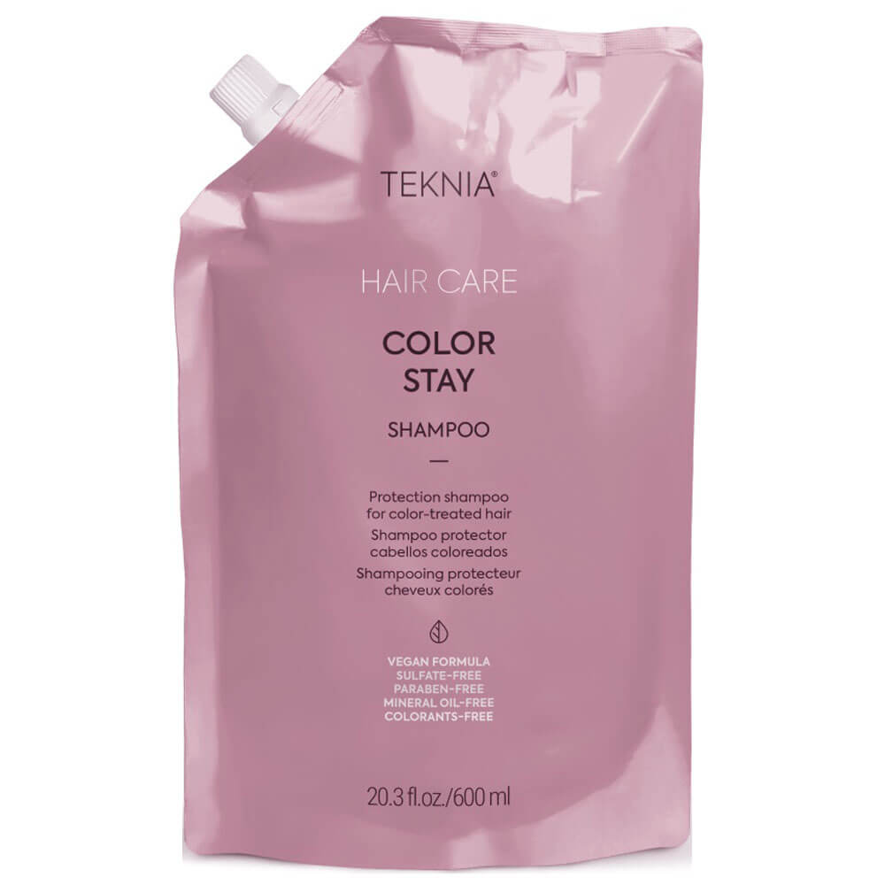shampoo_color-stay_lakme شامپو بدون سولفات موهای رنگ شده لاکمه سری Teknia مدل Color Stay حجم 600 میل