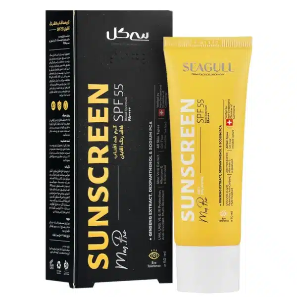 سیگل کرم ضد آفتاب سی گل سری Men ESSENTIAL حجم 50 میل
