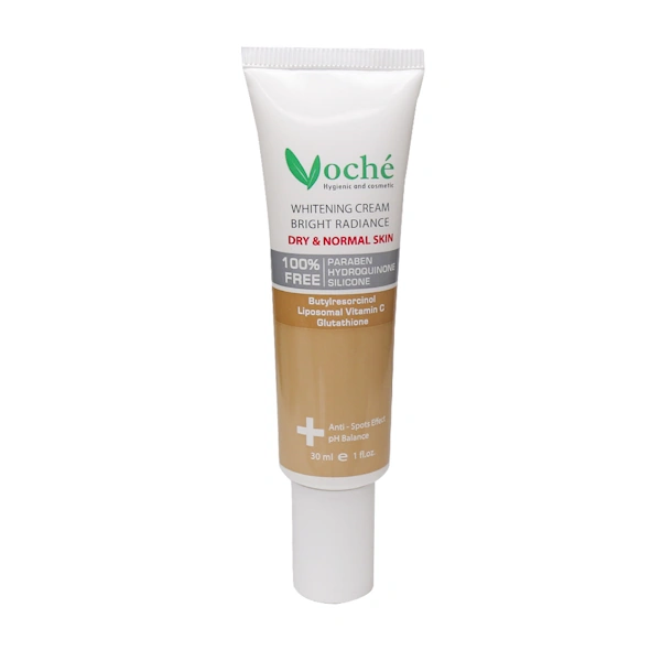 Voche-Whitening-Cream-For-Dry-And-Normal-Skin-30-ml کرم رفع لک و تیرگی وچه مناسب پوست خشک و معمولی 30 میل