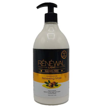 ماسک مو رنوال بدون سولفات argan&keratin حجم 1000 میل