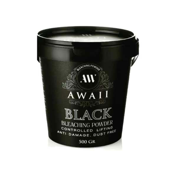 پودر-دکلره-آوایی-BLACK پودر دکلره آوایی بلک بدون غبار مدل Black AWAII وزن 500 گرم