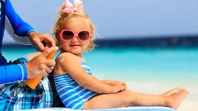 کرم ضد آفتاب کودکان سان سیف spf30