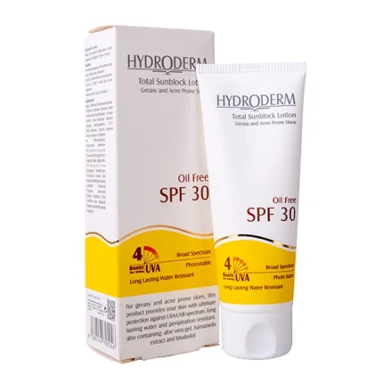 لوسیون ضد آفتاب هیدرودرم فاقد چربی spf30