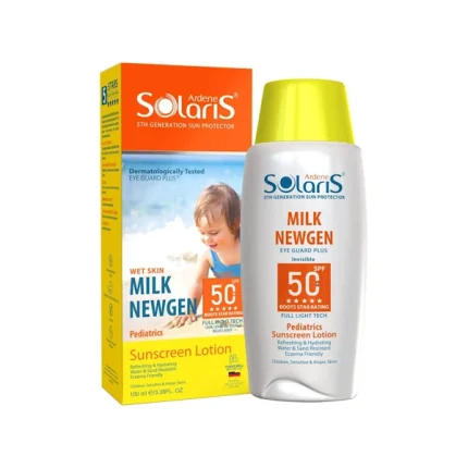 لوسیون ضد آفتاب کودکان سولاریس spf50
