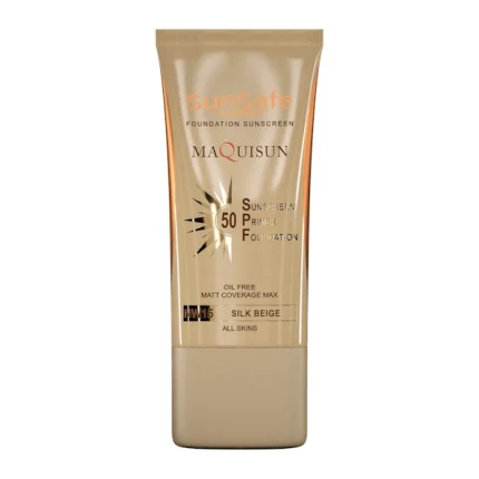 ضد آفتاب بژ ابریشمی سان سیف سری مکی ‌سان SPF50