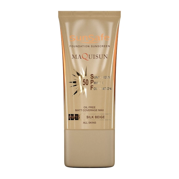 فروشگاه اینترنتی رژگونه ضد آفتاب بژ ابریشمی سان سیف سری مکی سان SPF50