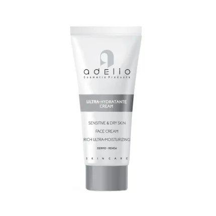 کرم مرطوب کننده ادلیو مناسب پوست صورت خشک 50ml adelio