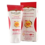 ضد آفتاب رنگی ضد چروک سان سیف spf50