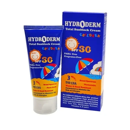 کرم ضد آفتاب کودکان هیدرودرم spf30