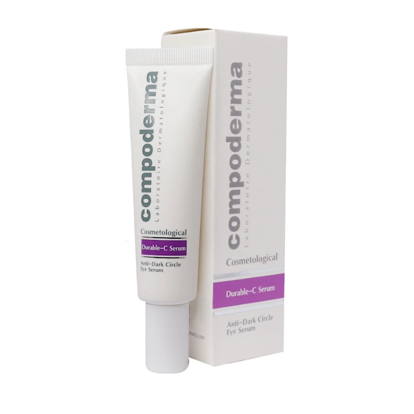 Compoderma-Durable-Vitamin-C-Serum فروشگاه اینترنتی رژگونه سرم دور چشم ویتامین C کامپودرما 30 میل