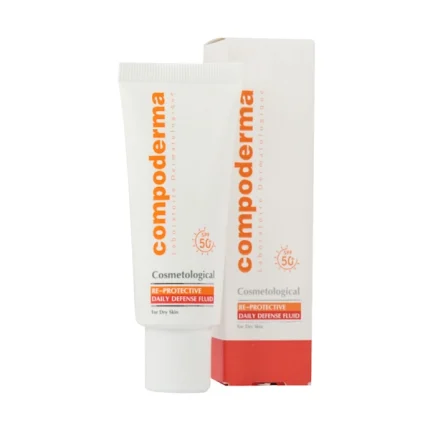 کرم ضد آفتاب SPF50 پوست خشک کامپودرما