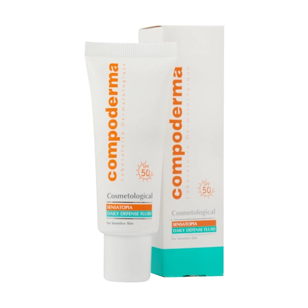 Compoderma-Sunscreen-Cream-For-Sensitive-Skin-40 فروشگاه اینترنتی رژگونه کرم ضد آفتاب پوست حساس کامپودرما spf50
