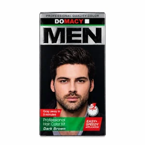 کیت رنگ مو مردانه دوماسی قهوه ای تیره DARK BROWN