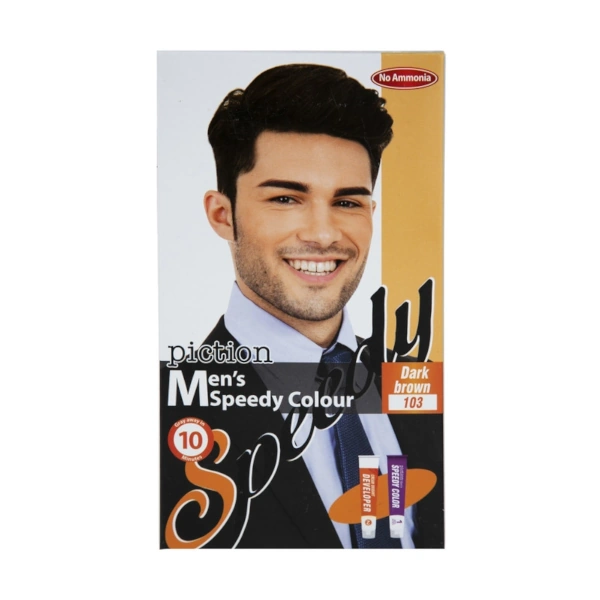 کیت رنگ مو آقایان پیکشن DARK BROWN 103 کیت رنگ مو آقایان پیکشن DARK BROWN 103