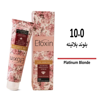 رنگ مو الوکسین 10/0 بلوند پلاتینه حجم 120 میل