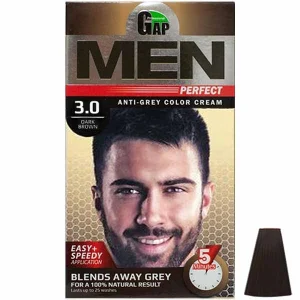 کیت رنگ مو آقایان گپ DARK BROWN 3/0