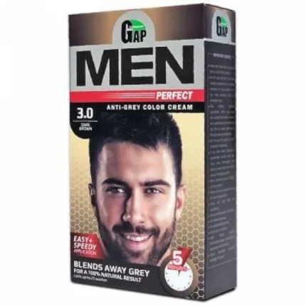 کیت رنگ مو آقایان گپ DARK BROWN 3/0