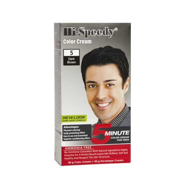 های اسپیدی5 کیت رنگ مو آقایان های اسپیدی 05 DARK BROWN