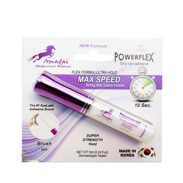 چسب-مژه-آمادای فروشگاه اینترنتی رژگونه چسب مژه قلم دار آمادای PowerFlex وزن 5 گرم