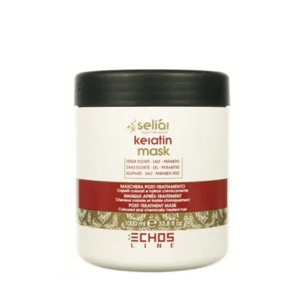 ماسک مو اچ اس لاین مدل KERATIN حجم 1000 میلی لیتر