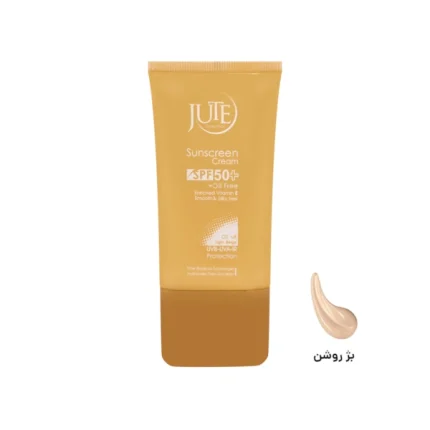 کرم ضد آفتاب بژ روشن فاقد چربی ژوت SPF50