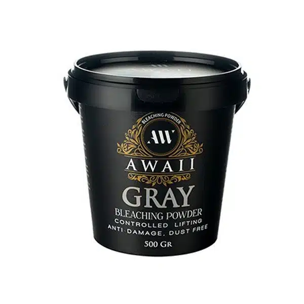 Awaii-Bleaching-powder-Gray-500g پودر دکلره خاکستری ئاوایی حجم 500 گرم