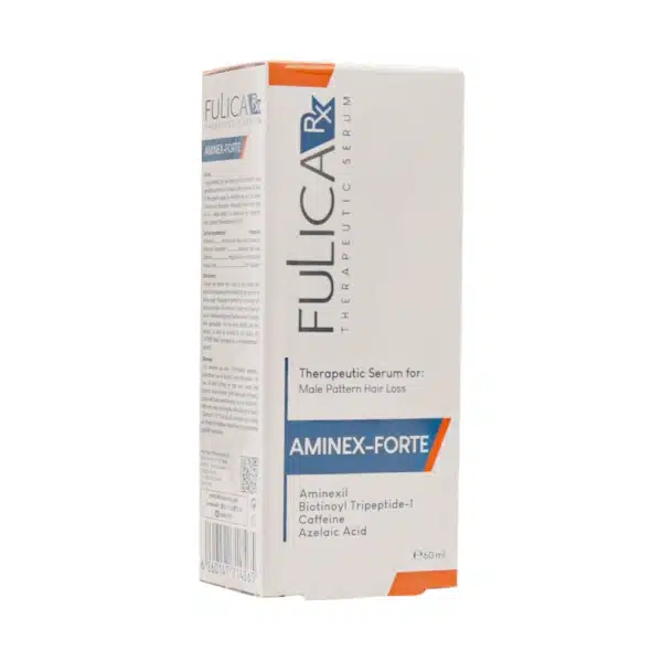 Fulica-Aminex-Forte-Male-Pattern-Hair-Loss-Serum-60-Ml سرم تقویت کننده و حجم دهنده فولیکا حجم 60 میلی لیتر
