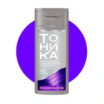 شامپو رنگ مو بنفش تونیکا ULTRA VIOLET شماره 3/22