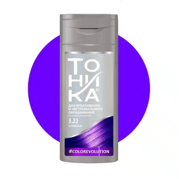 TOHIKA-3.22 شامپو رنگ مو توهیکا شامپو رنگ مو بنفش تونیکا ULTRA VIOLET شماره 3/22