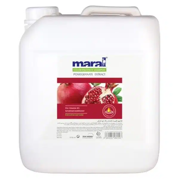 maral-pomegranate-extract-hair-color-stabilizing-shampoo-3750-ml شامپو تثبیت کننده رنگ مو مارال حجم 3750 میلی لیتر