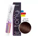 رنگ مو شاه بلوطی 6/74 تونی حجم 100 میلی لیتر