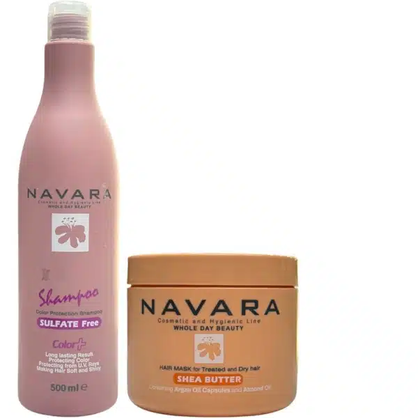 OPNUp-B5VLzpaPmk پک شامپو و ماسک مو ناوارا فاقد سولفات NAVARA