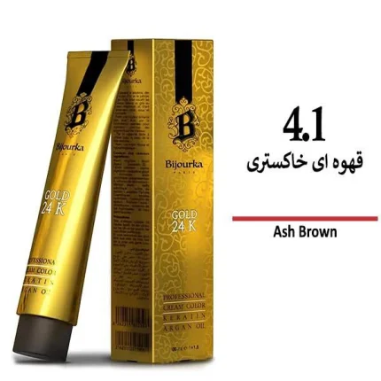 رنگ مو بیجورکا سری خاکستری قهوه ای خاکستری 4/1