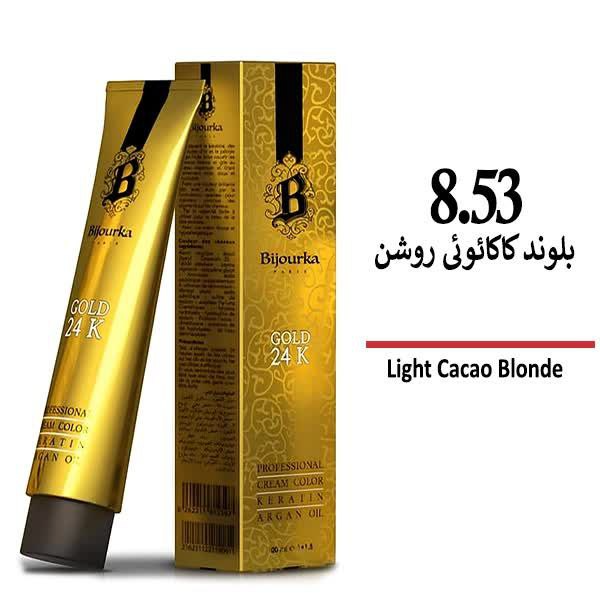 IMG_20250228_081133_898 رنگ مو بیجورکا سری شکلاتی بلوند کاکائویی روشن 8/53