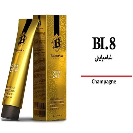 رنگ مو بیجورکا سری ترکیبی شامپاینی BI.8
