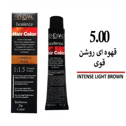 رنگ مو رنوال قهوه ای روشن قوی 5/00