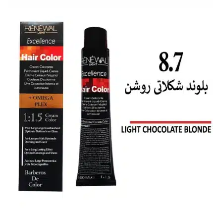 رنگ مو رنوال بلوند شکلاتی روشن 8/7