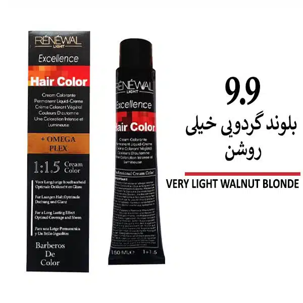 IMG_20250311_235507_354 رنگ مو رنوال بلوند گردویی خیلی روشن 9/9