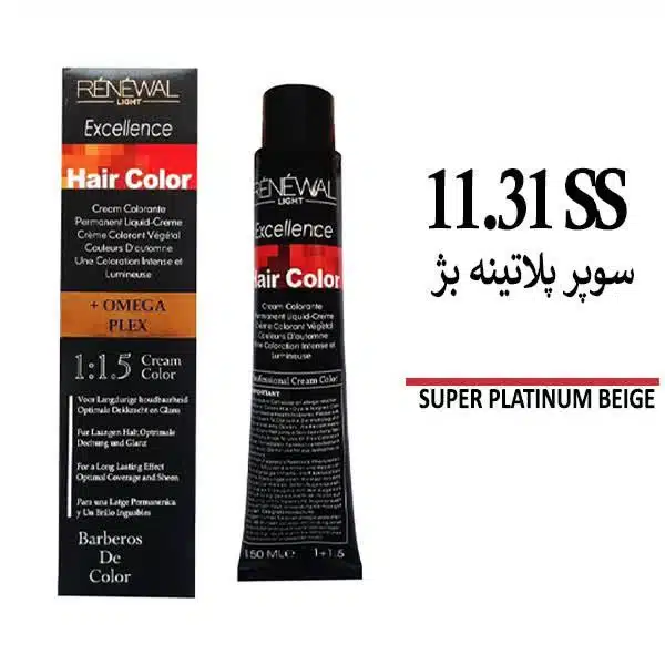 IMG_20250312_083752_307 رنگ مو رنوال سوپر پلاتینه بژ 11/31SS