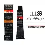 رنگ مو رنوال سوپر پلاتینه دودی 11/1SS