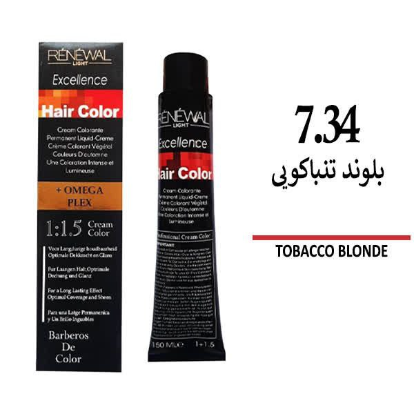 IMG_20250312_144847_549 رنگ مو رنوال بلوند تنباکویی 7/34