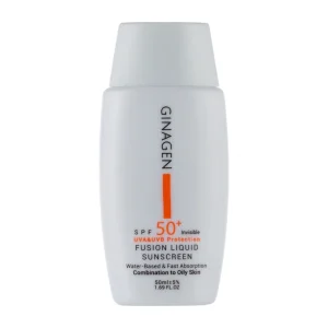 ضد آفتاب بی رنگ ژیناژن مناسب پوست چرب SPF 50