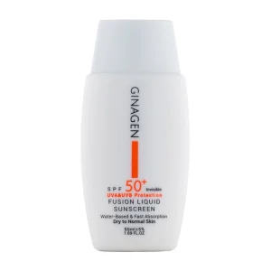 ضد آفتاب بی رنگ ژیناژن مناسب پوست خشک و نرمال SPF 50