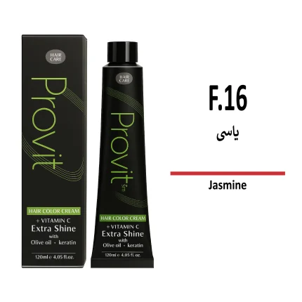 رنگ مو پرویت یاسی F16