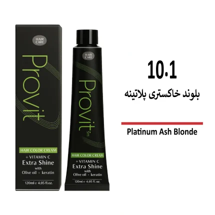 رنگ مو پرویت بلوند خاکستری پلاتینه 10/1